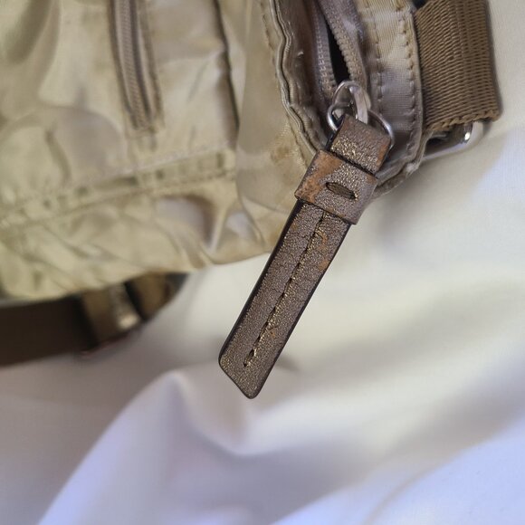 Coach Signature Getaway Nylon File Crossbody Shoulder Bag, potentially model F77 - Picture 5 of 6